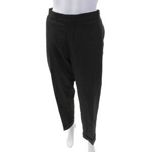 Drapers Womens Wool Four Pocket Mid-Rise Tapered Pants Trousers Black Size 27
